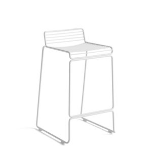 Hee Bar Stool White Laag