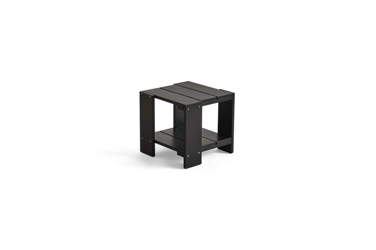 Crate Side Table Black