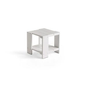 Crate Side Table White