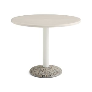 Keramische Tafel Ø90 Warm Wit