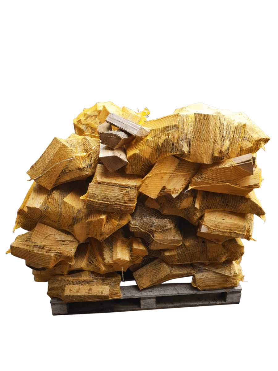 Zakken Eikenhout Haardhout – 20, 40 of 60 zakken a 12kg (40 liter)