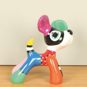 Indoor statue – Multicolor – Resin – Natcho – 20x11x17 cm