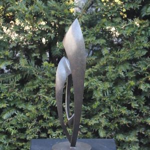 Beeld voor binnen of buiten – Brons – Abstract Klein – 47x14x13 cm