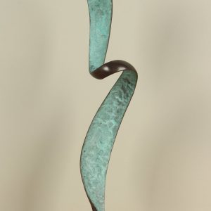 Indoor or outdoor sculpture – Bronze – Swirl