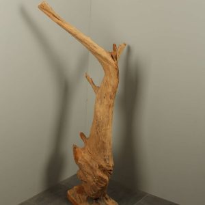 Houtsculptuur – Lichtbruin – Teakhout – houtsculptuur YA/EH-151 – 125x40x63 cm