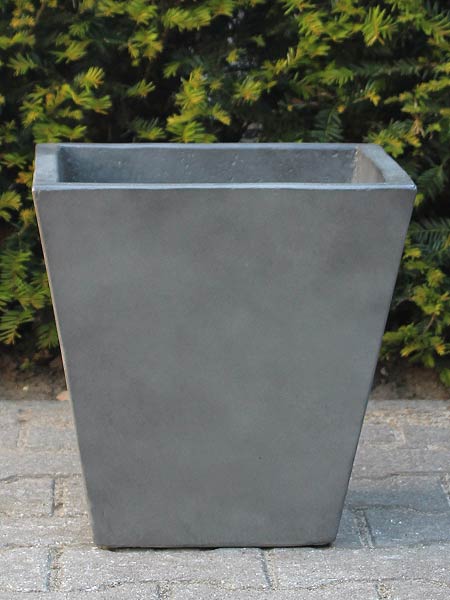 Planter – Anthracite – Light Cement – 35x36x36 cm