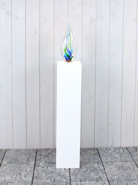 Sokkel / Zuil met LED, Sokkel voor binnen – Wit – MDF – 110x20x20 cm - Afbeelding 5