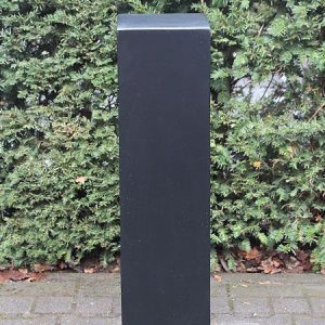 Sokkel / Zuil – Zwart – Light Cement – 80x20x20 cm