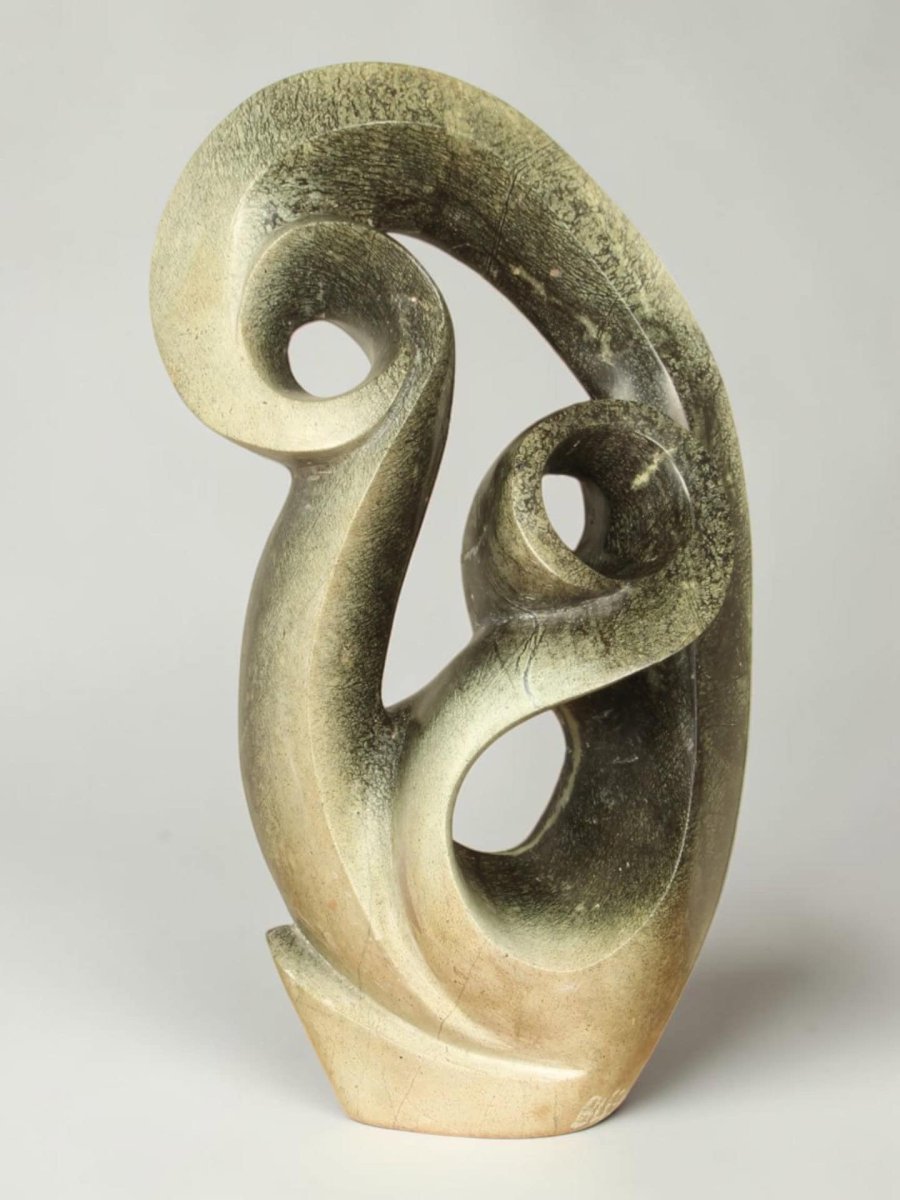 Gartenfigur – Cheetah Jade – Grün – Naturstein – Arty – 48x20x18 cm - Afbeelding 2