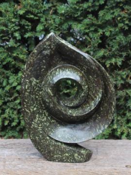 Tuinbeeld – Cheetah jade – Groen – Natuursteen – Harmony – 56x41x14 cm - Afbeelding 7