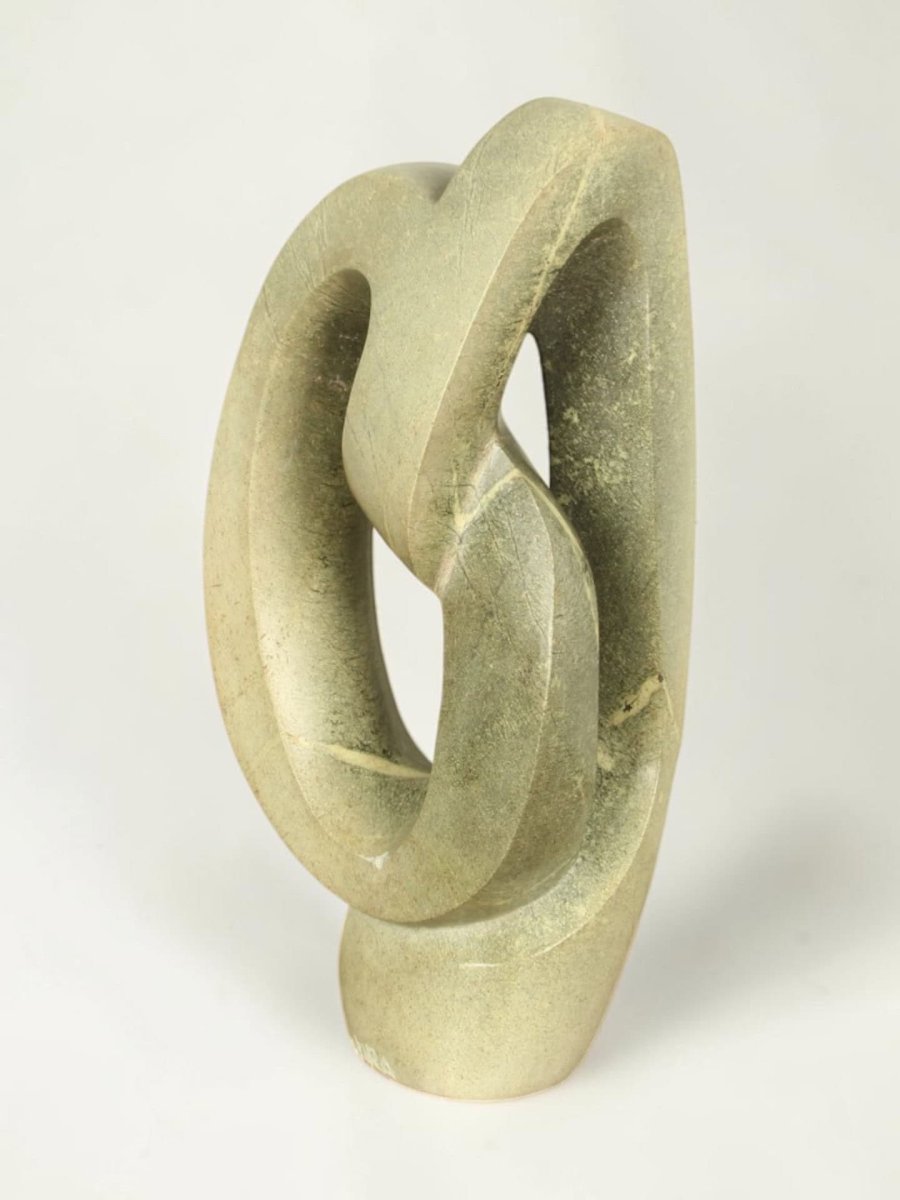 Gartenfigur – Cheetah Jade – Grün – Naturstein – Proud – 42x21x18 cm