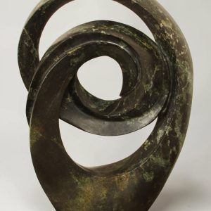 Tuinbeeld – Cheetah jade – Groen – Natuursteen – Twister – 57x41x18 cm
