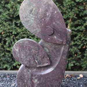 Tuinbeeld – Kobaltsteen – Bruin – Natuursteen – Gathering – 102x53x15 cm
