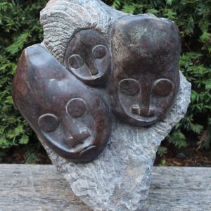 Tuinbeeld – Kobaltsteen – Bruin – Natuursteen – Impressed – 44x34x25 cm