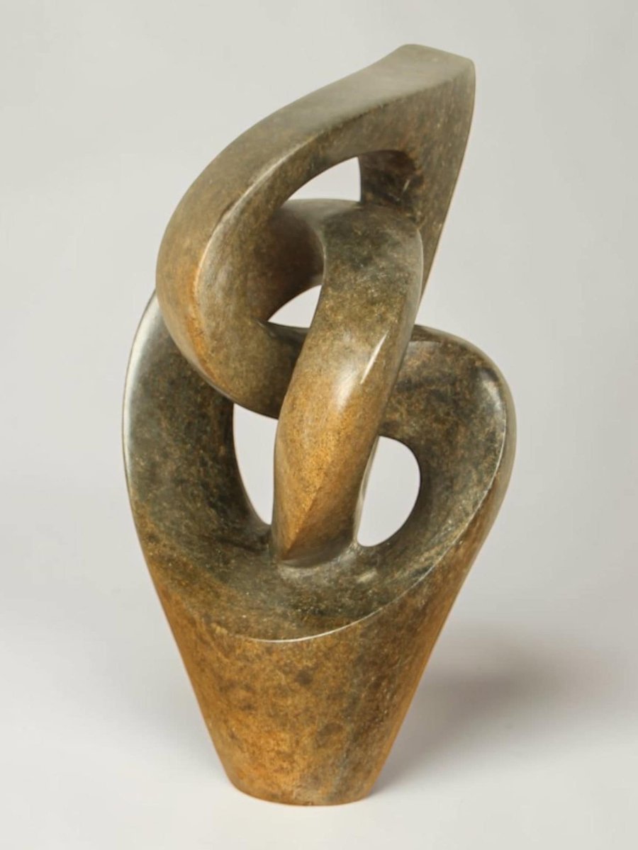 Tuinbeeld – Serpentijn – Groen – Natuursteen – Fantasia – 31x21x14 cm - Afbeelding 3